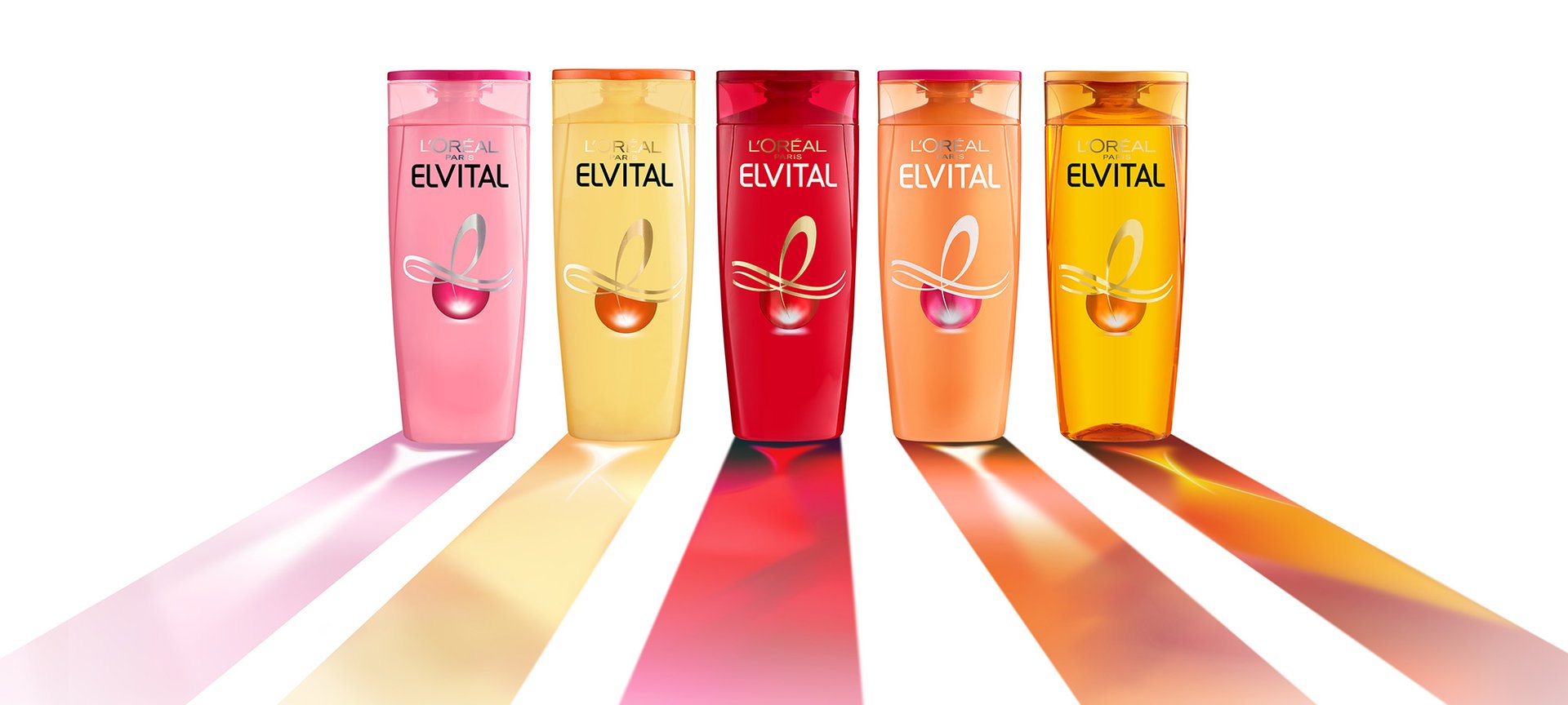 elvital shampoo bottle banner