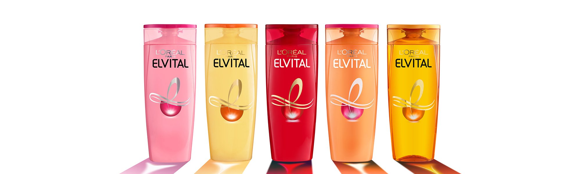 elvital shampoo bottle banner
