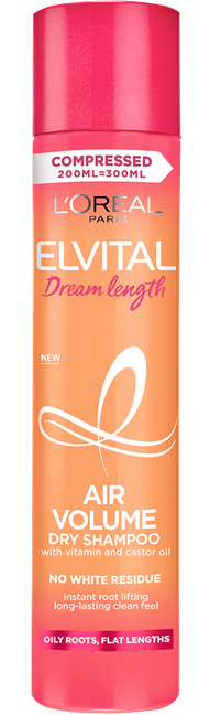 3600523966943 Loreal Elvital Dream Length AirVolume DryShampoo 200ml