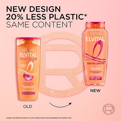 Schampo Återställande schampo Elvital Dream Length Packshot Konsistens