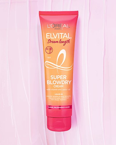 3600523966233 Loreal Elvital Dream Length Super Blowdry Cream Flatlay1