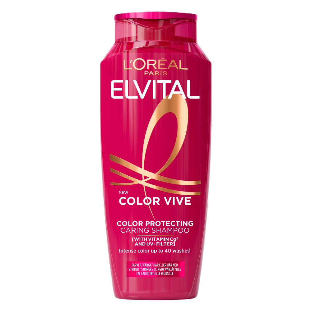 Schampo  Color Vive  Elvital  Packshot