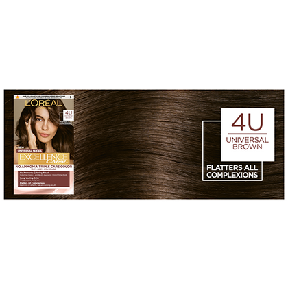 OAP HAIRCOLOR EXCELLENCE CREME NUDES TEINTES 4U UNIVERSAL BROWN