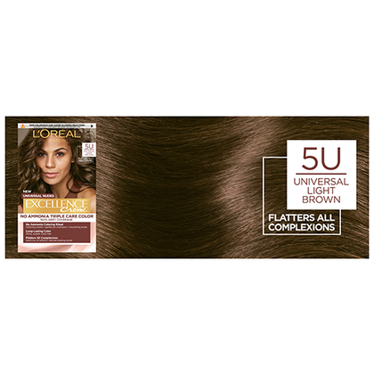 OAP HAIRCOLOR EXCELLENCE CREME NUDES TEINTES 5U UNIVERSAL DARK BROWN