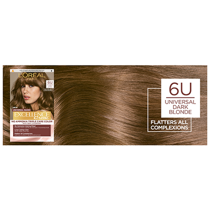 OAP HAIRCOLOR EXCELLENCE CREME NUDES TEINTES 6U UNIVERSAL DARK BLONDE