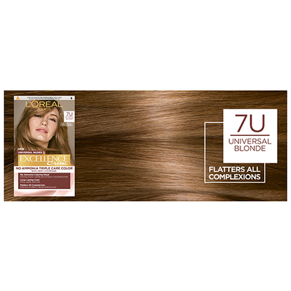 OAP HAIRCOLOR EXCELLENCE CREME NUDES TEINTES 7U UNIVERSAL BLONDE