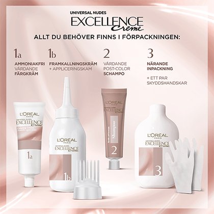 LOP SE ECOM HAIRCOLOR Excellence Creme Nudes Allt Du Behover 3000x3000px