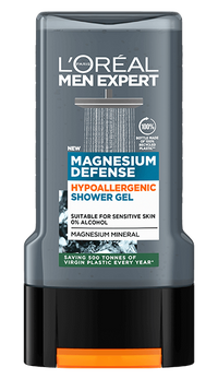 3600524030131 Loreal Men Expert Magnesium Defence Hypoallergenic Shower Gel 300ml Front