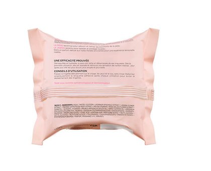 Ansiktsservetter Känslig Hy Fleurs Rares Packshot Baksida