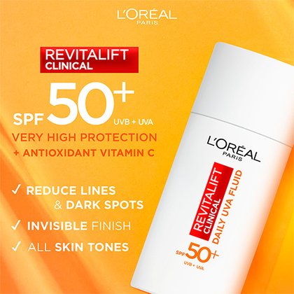 UV FLUID PDP ONLY LOP NORDIC REVITALIFT CLINICAL VitaminC SPF Main Claim 900x900px 1