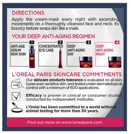 Ansiktsvård Nattkräm Revitalift Laser X3 Vänster Packshot