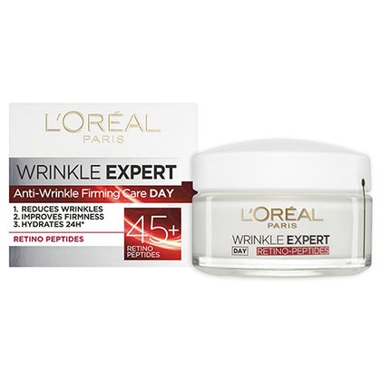 Anti Aging Cream Wrinkle Expert 45 Förpackning Och Burk