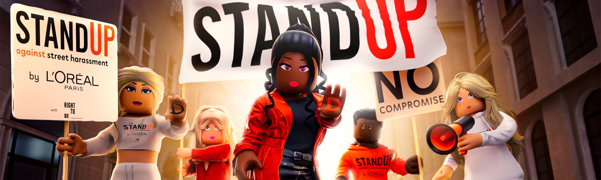 Stand Up X Roblox Banner